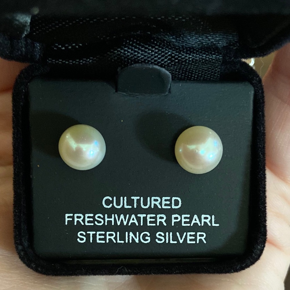 Macy’s Fine Jewelry Freshwater Pearl Earrings